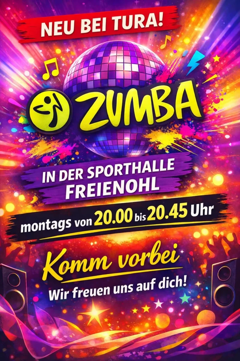 Plakat Zumba Kurs 