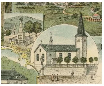Kirche um 1887