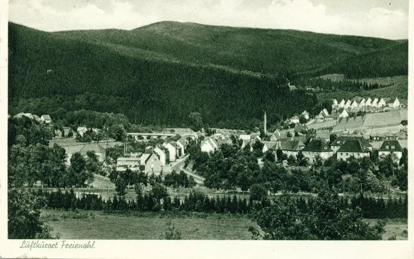 Bahnhofsstraße mit Ziegelei, 1956