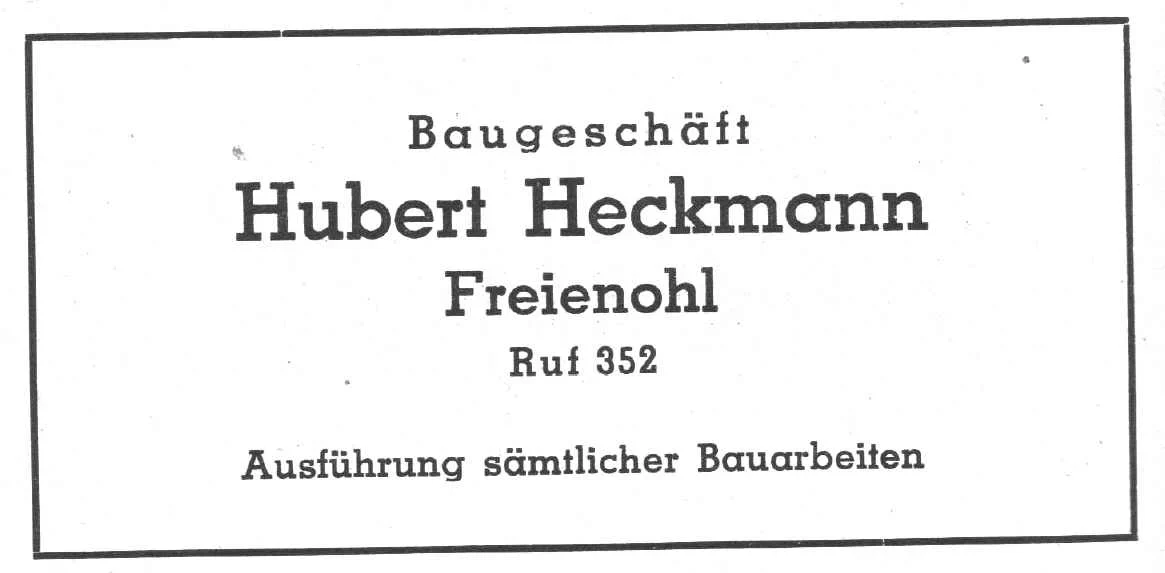 Baugeschäft Heckmann