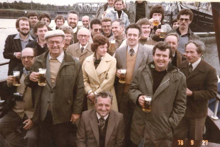 Besichtigung der Becks - Brauerei am 27.09.1978 mit der Gaststätte "Zur Post"