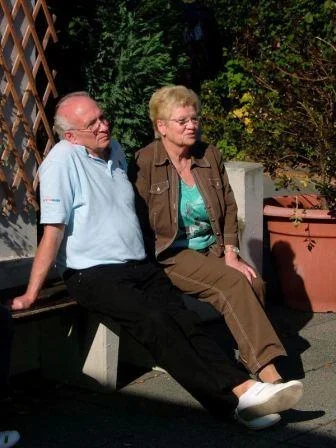 Heinz Eue mit seiner Frau Margret