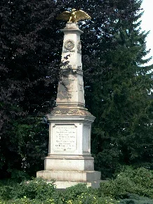 Das Kriegerdenkmal für die Opfer der Kriege 1864, 1866 und 1870/71