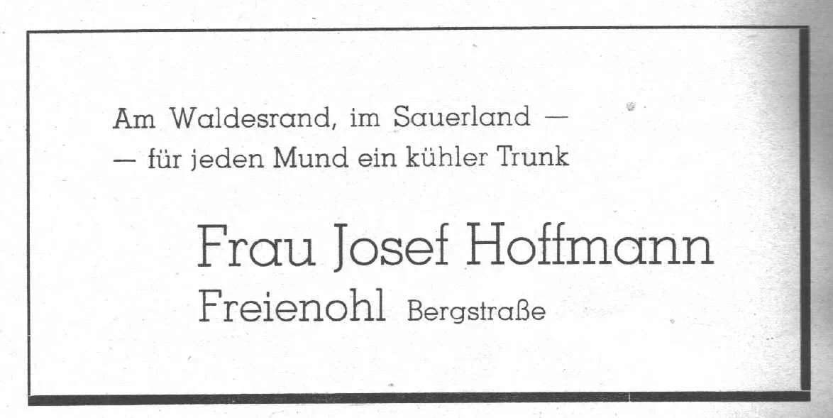 Gasthaus Hoffmann