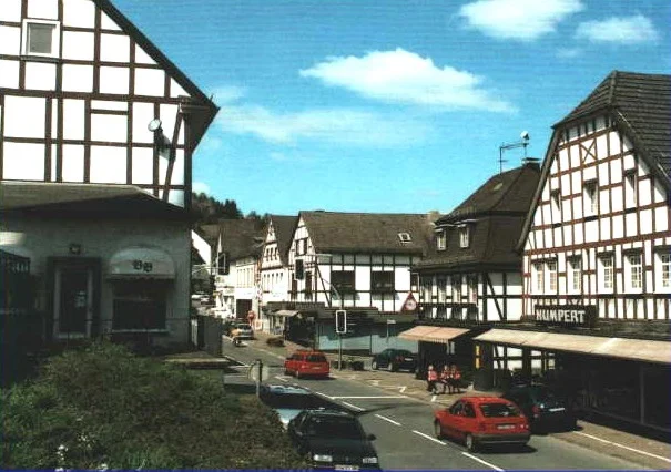 Oberdeutsche Fachwerk in Freienohl (Hauptstrasse)