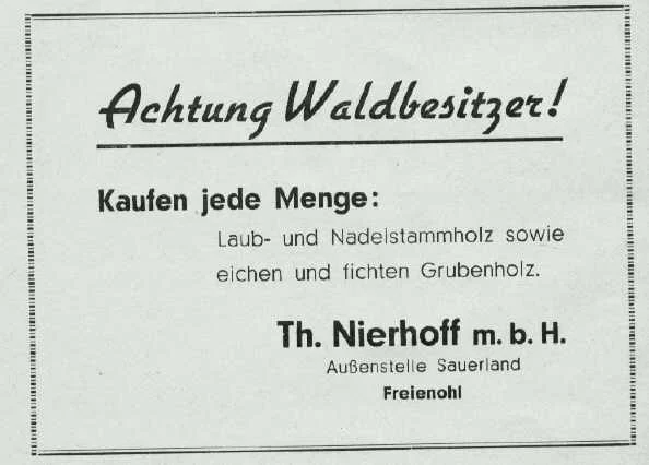 Holzeinkauf Nierhoff