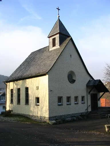 evangelischen Kreuzkapelle,1957