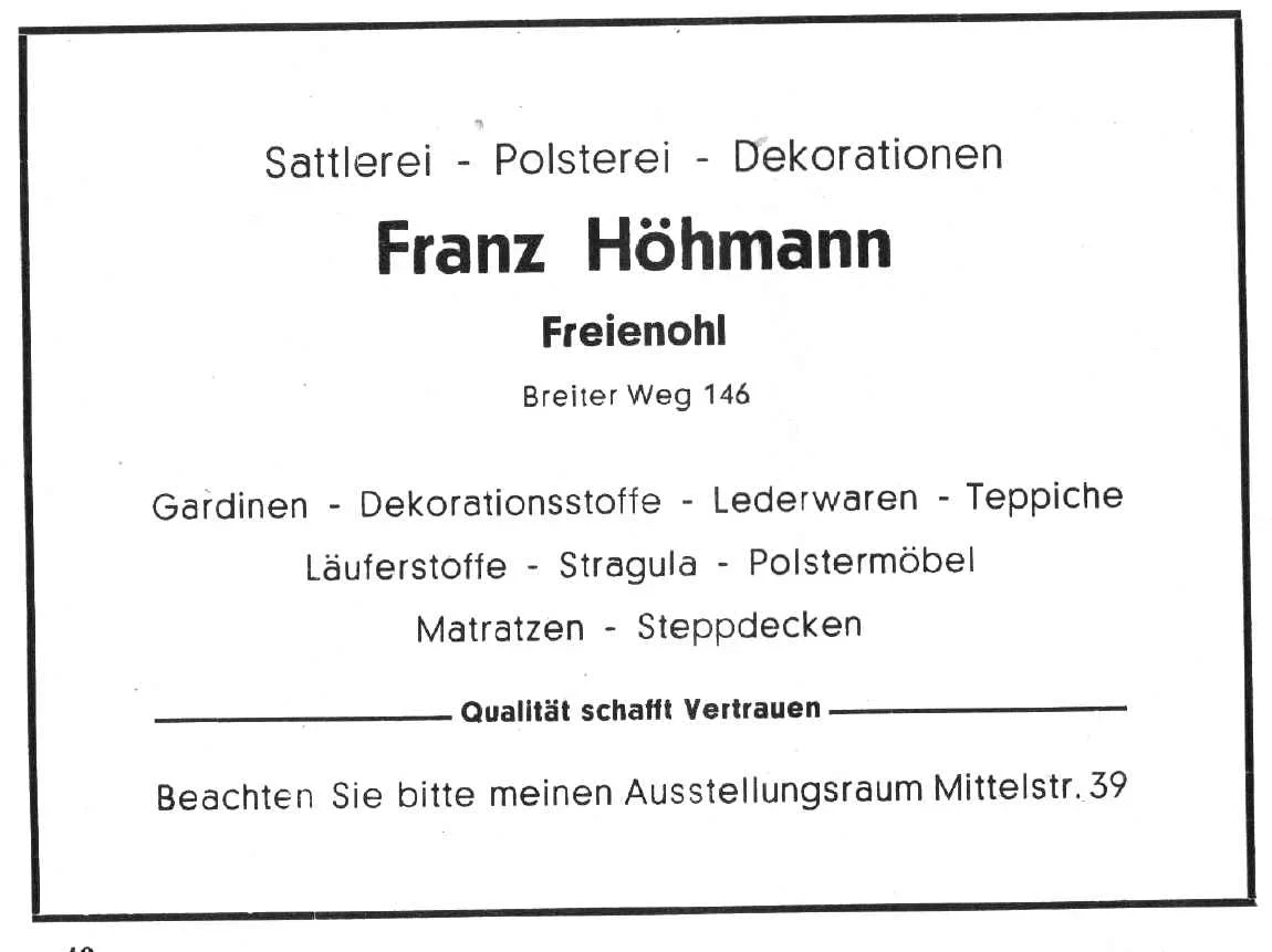 Sattlerei Höhmann