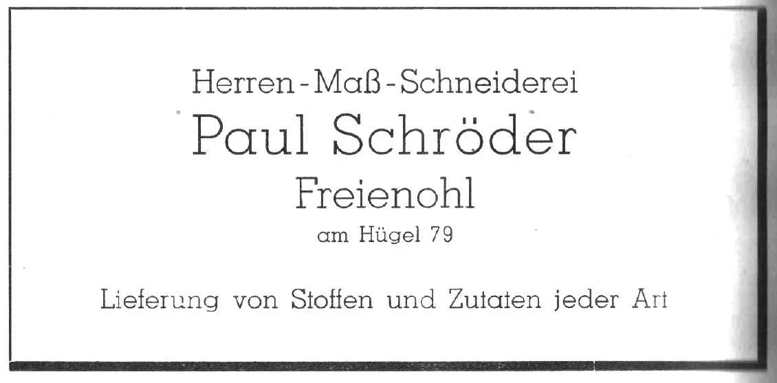 Schneiderei Schröder