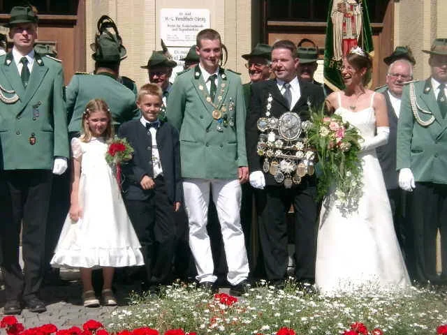 Schützenkönig mit Königin