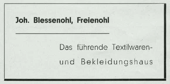 Textilverkauf Blessenohl