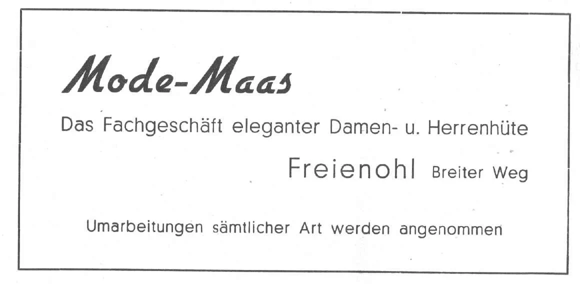 Textilverkauf Maas