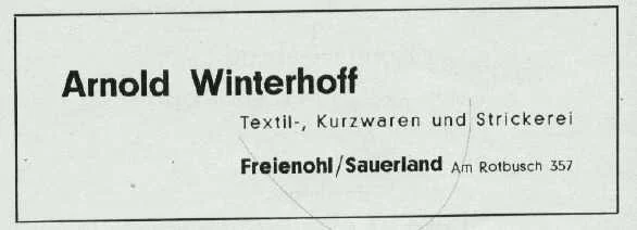 Textilverkauf Winterhoff