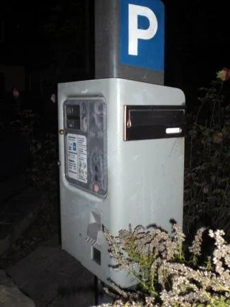 In der Freienohler Sackgasse "In der Vossecke" steht neuerdings ein Parkscheinautomat.  