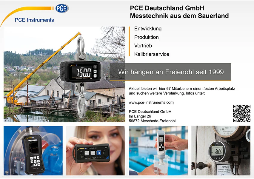 Neuer Sponsor: PCE Deutschland GmbH