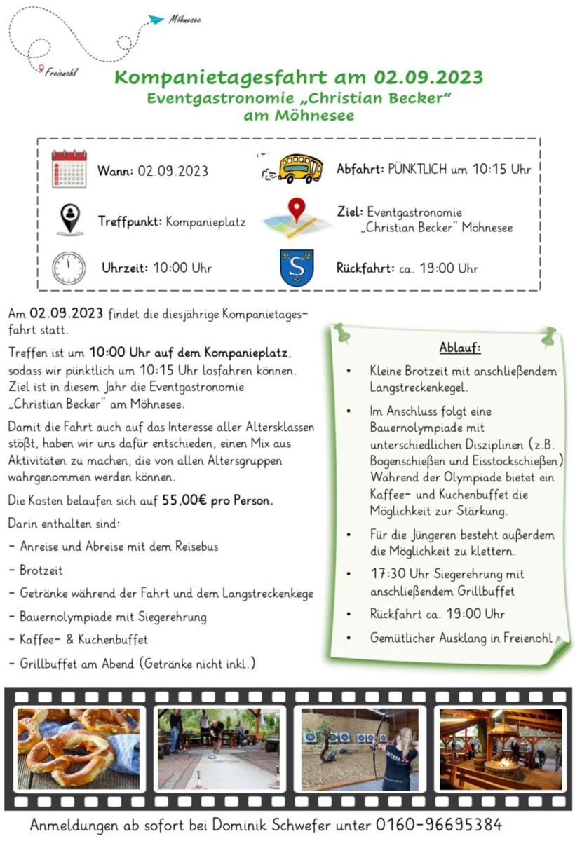 Kompaniefahrt 2023