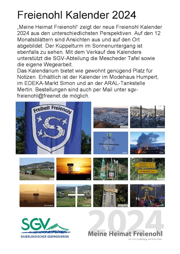 SGV: Freienohler Kalender 2024