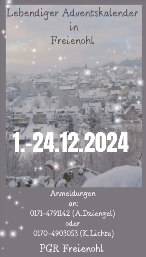 Lebendiger Adventskalender 2024